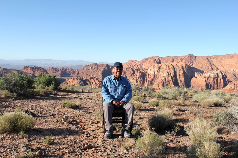 Bud Myers war Komparse bei einem John Wayne-Film, der in einem verstrahlten Canyon gedreht wurde. – Bild: ZDF