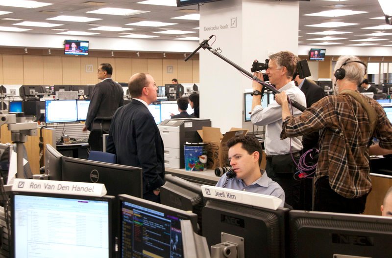 Erstmals konnte ein Fernsehteam im New Yorker Handelssaal drehen. – Bild: HR/​Ingo Nathusius