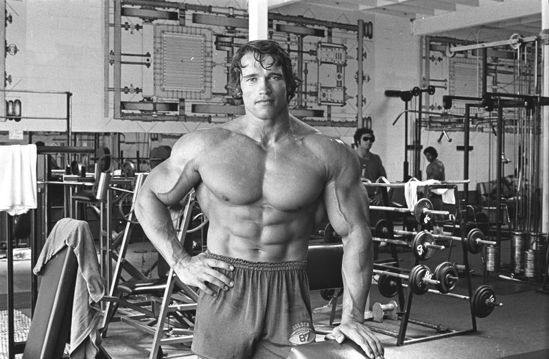 Das Doku-Drama begleitet Bodybuilder wie Arnold Schwarzenegger (Bild) bei ihrer Vorbereitung auf den Mr. Olympia- sowie auf den Mr. Universe-Wettkampf Mitte der 70er-Jahre. – Bild: Art Zeller. All rights reserved Arnold Schwarzenegger. Lizenzbild frei