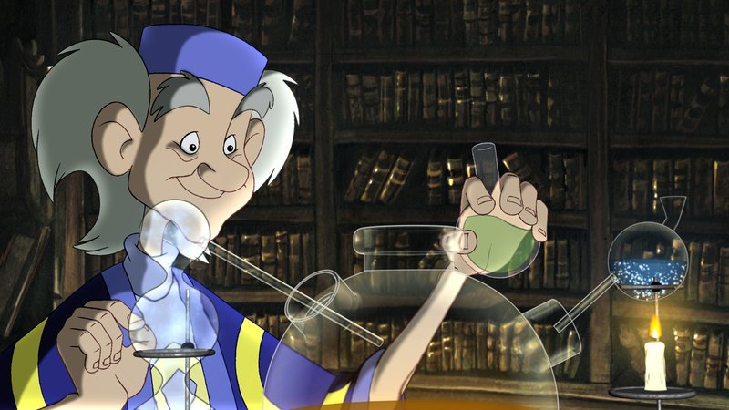 Als Till Eulenspiegel seinen Großvater Marcus besuchen will, erfährt er, dass dieser bei einem magischen Experiment verschwunden ist. Nun muss Till einiges auf sich nehmen, um seinen Großvater zu retten … – Bild: DISNEY
