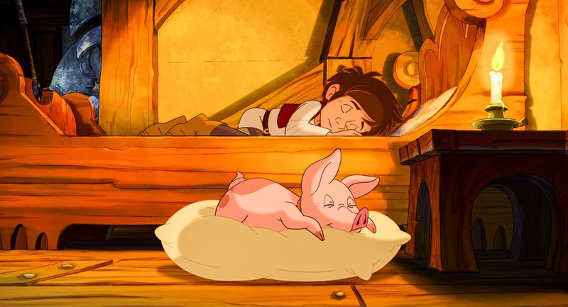 „Ritter Trenk“, Der junge Trenk träumt davon, eines Tages ein echter Ritter zu sein. Als Bauernsohn bleibt ihm dies jedoch verwehrt, zumal er und seine Familie dem bösärtigen Lehnsherrn Wertolt ausgeliefert sind. Als dieser Trenks Vater in den Kerker werfen lässt, schwört Trenk, ihn zu befreien. Als Knappe des gutmütigen Ritters Hans vom Hohenlob und mit der Hilfe seiner Freunde Ferkelchen, Momme Mumm und Thekla nimmt er an einem Turnier des Fürsten teil und muss sich sogar dem Kampf mit einem Drachen stellen.  SENDUNG: ORF eins – SO – 16.04.2017⁠–⁠08:50 UHR. – Veroeffentlichung fuer Pressezwecke honorarfrei ausschliesslich im Zusammenhang mit oben genannter Sendung oder Veranstaltung des ORF bei Urhebernennung.  Foto: ORF/​Dor Film.  Anderweitige Verwendung honorarpflichtig und nur nach schriftlicher Genehmigung der ORF-Fotoredaktion.  Copyright: ORF, Wuerzburggasse 30, A-1136 Wien, Tel. +43-(0)1⁠–⁠87878⁠–⁠13606 – Bild: ORF