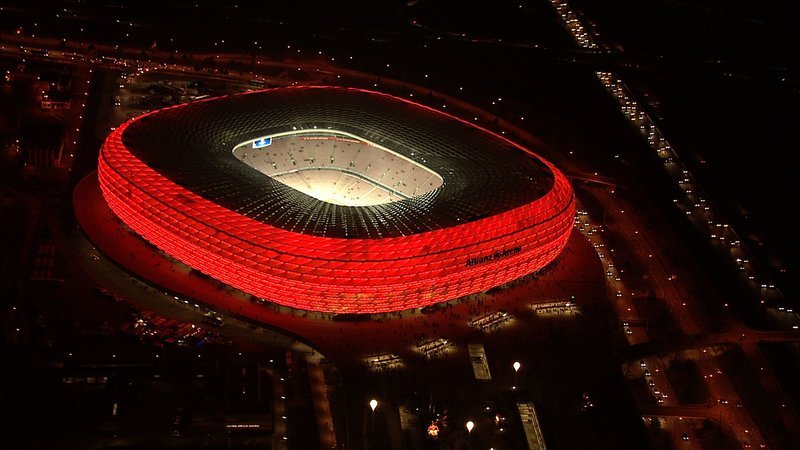 Die Allianz Arena in München. – Bild: BR/​Concorde Filmverleih