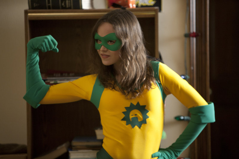 Unterstützt Frank bei seiner Mission "Superheld": Comicverkäuferin Libby (Ellen Page) ... – Bild: Koch Media GmbH Lizenzbild frei Unterstützt Frank bei seiner Mission "Superheld": Comicverkäuferin Libby (Ellen Page) ... – Bild: Koch Media GmbH Lizenzbild frei