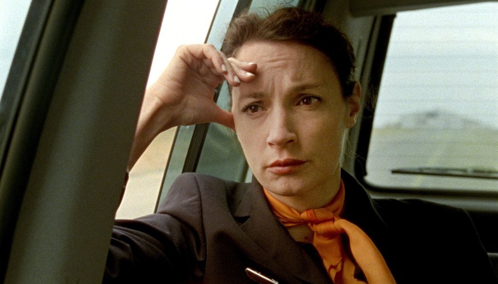 ARD / WDR IM ALTER VON ELLEN, Ein Film von Pia Marais, am Sonntag (31.05.15) um 23:30 Uhr im ERSTEN. Flugbegleiterin Ellen (Jeanne Balibar) hat bei der Arbeit einen Zusammenbruch erlitten und wird daraufhin vom Dienst suspendiert. – Bild: WDR / Pandora Film