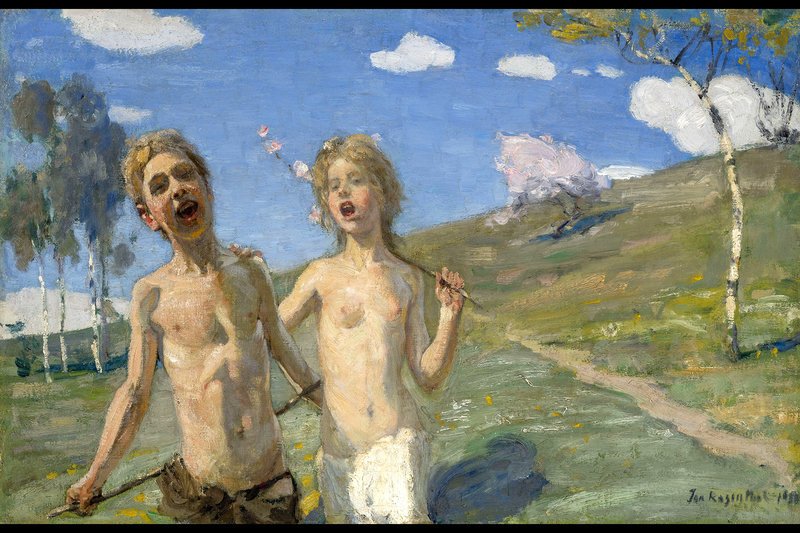 Gemälde „Kinder“ des lettischen Künstlers Janis Rozentals aus dem Jahr 1901 – Bild: ARTE France Honorarfreie Verwendung nur im Zusammenhang mit genannter Sendung und bei folgender Nennung „Bild: Sendeanstalt/​Copyright“. Andere Verwendungen nur nach vorheriger Absprache: ARTE-Bildreda