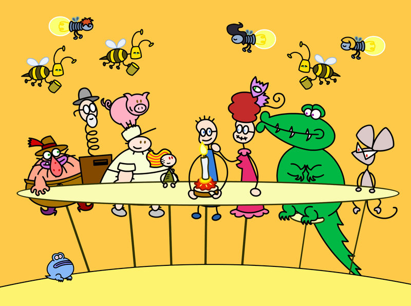 Tom und das Erdbeermarmeladebrot mit Honig