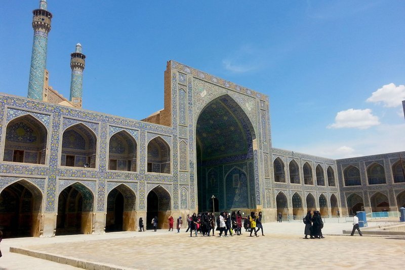 Die Imam Moschee in Isfahan am gleichnamigen Imam Platz. – Bild: SR/​stefan Duefel