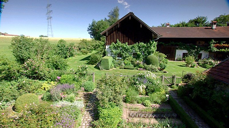 Der Garten von Familie Glassauer fügt sich unauffällig in die Landschaft ein und endet nicht am Gartenzaun. – Bild: ORF Der Garten von Familie Glassauer fügt sich unauffällig in die Landschaft ein und endet nicht am Gartenzaun. – Bild: ORF