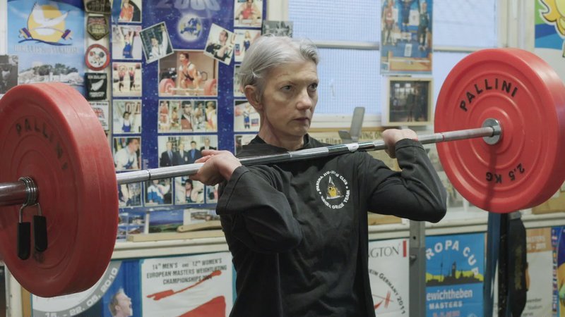 Gwendolyn Leick beim Training. – Bild: 3sat