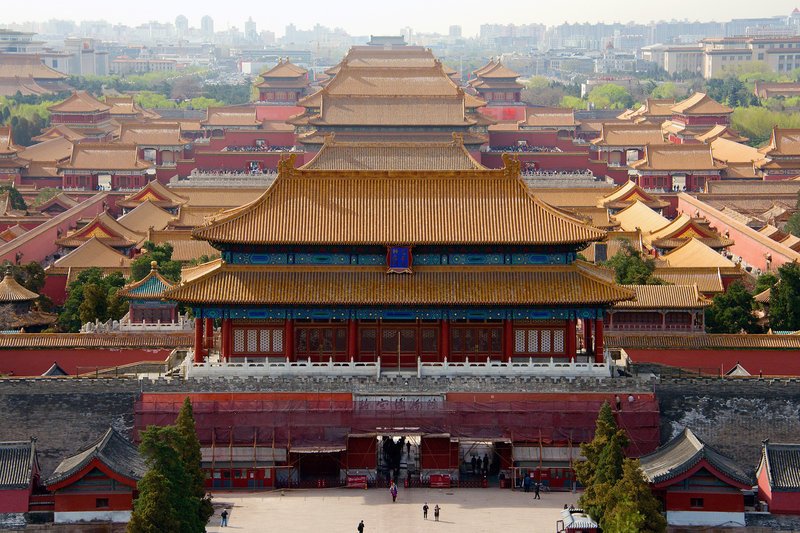 Blick auf die Verbotene Stadt in Peking – Bild: ARTE France /​ © Lion Television
