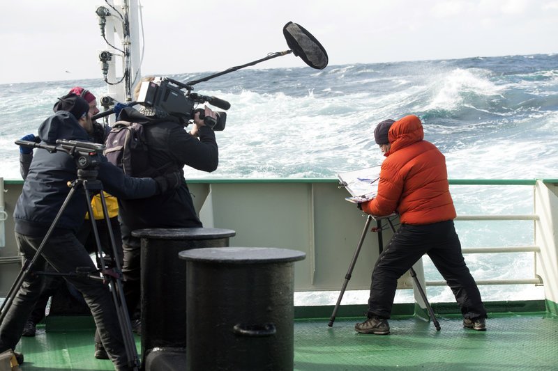 D. McEown, Aquaellmaler – Bild: ZDF und SRF/​RTS/​Daisy Gilardin