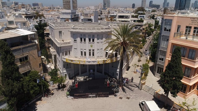 Der Bialik-Platz in Tel Aviv. – Bild: BR/Adrian Klinkan Der Bialik-Platz in Tel Aviv. – Bild: BR/Adrian Klinkan