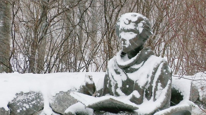 Statue von Astrid Lindgren. – Bild: SWR