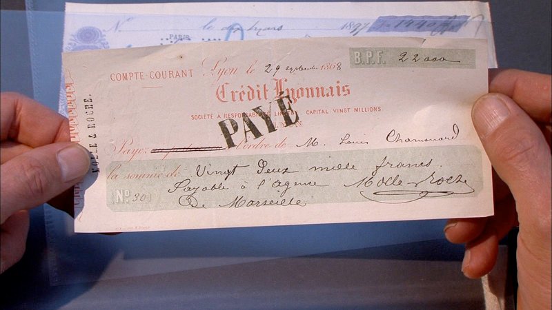 Im Jahr 1865 erhalten in Frankreich die Kunden des Crédit Lyonnais das Scheckheft. – Bild: ARTE France