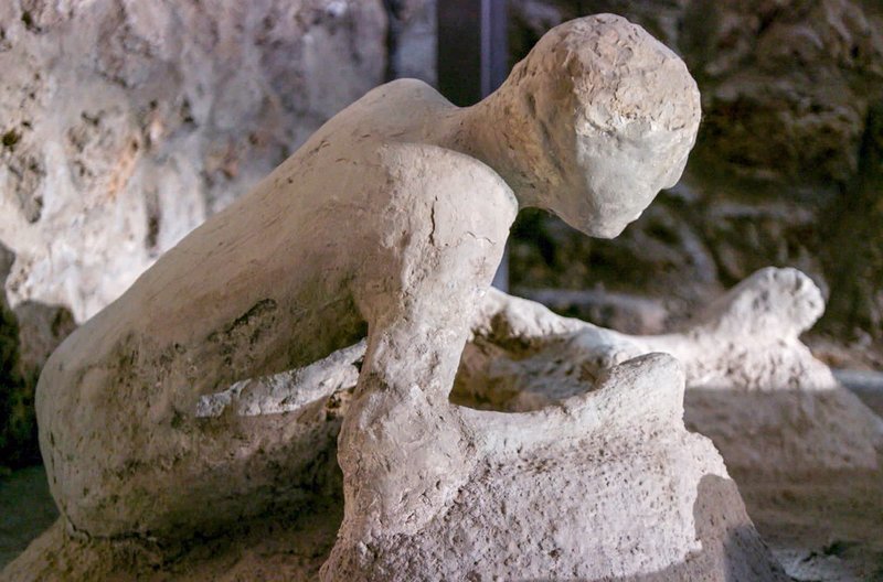 Viele Gipsmodelle wurden angefertigt, um die letzten Momente der Bewohner von Pompeji besser zu verstehen – Bild: RAI Com /​ © RAI Com
