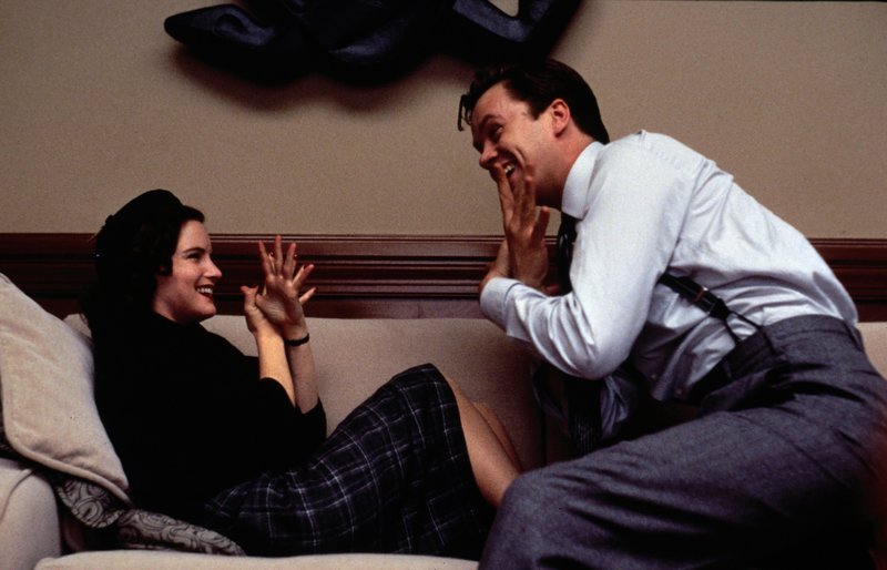 Amy Archer (Jennifer Jason Leigh, l.); Norville Barnes (Tim Robbins, r.) – Bild: 1993 NBCUniversal All Rights Reserved. Lizenzbild frei