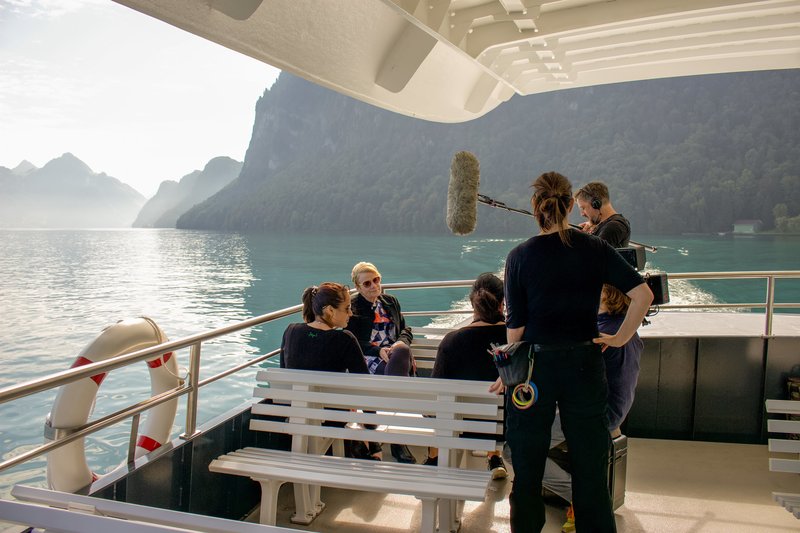 Die Dirigentin Marin Alsop – Bild: ORF/​Bernadette Wegenstein