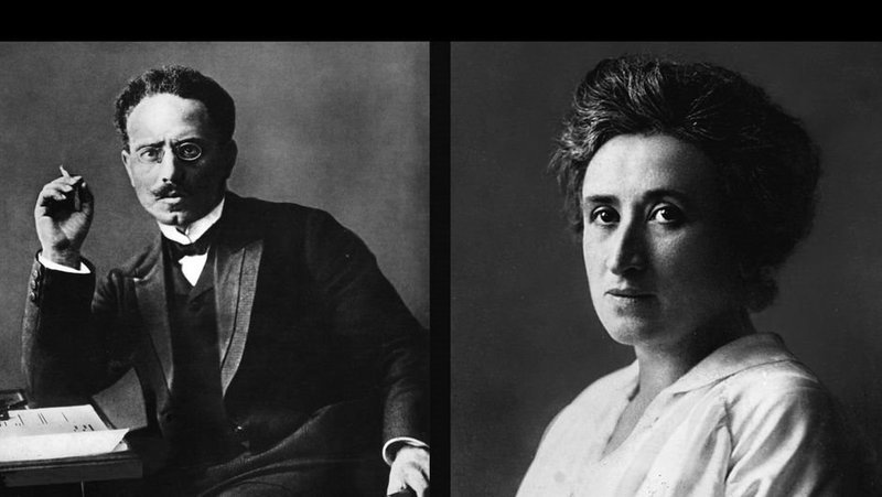 Rosa Luxemburg und Karl Liebknecht lehnten sich zeit ihres Lebens gegen den kapitalistischen Staat auf und setzten sich für eine sozialistische Gesellschaft ein. Sie mussten ihren Kampf beide mit dem Leben bezahlen. – Bild: ART
