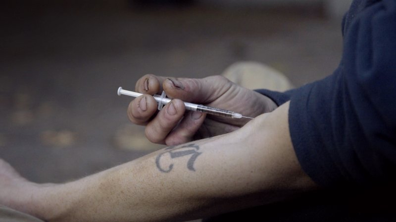 Renaissance einer Droge – Heroin-Konsum in den USA steigt dramatisch. – Bild: ZDF und Timothy Grucza /​ PBS Frontline