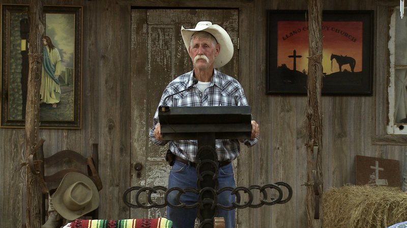 Predigt in einer Cowboy-Church – Bild: ZDF und Stefan Linn Predigt in einer Cowboy-Church – Bild: ZDF und Stefan Linn