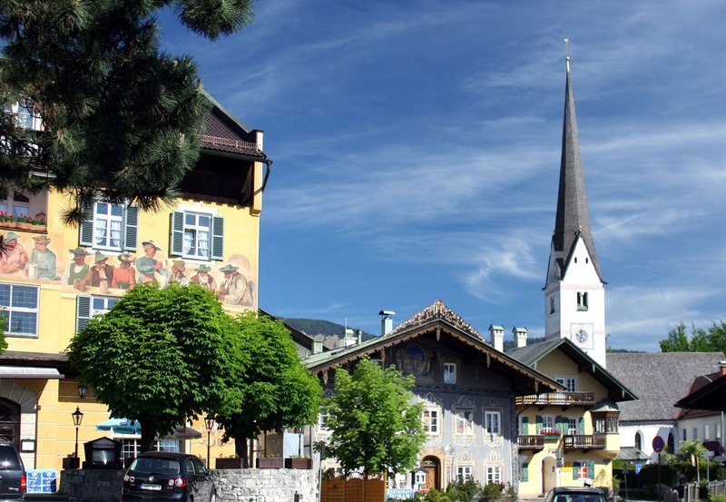Lüftlmalerei in Garmisch Partenkirchen. – Bild: SWR/gapa.de Lüftlmalerei in Garmisch Partenkirchen. – Bild: SWR/gapa.de