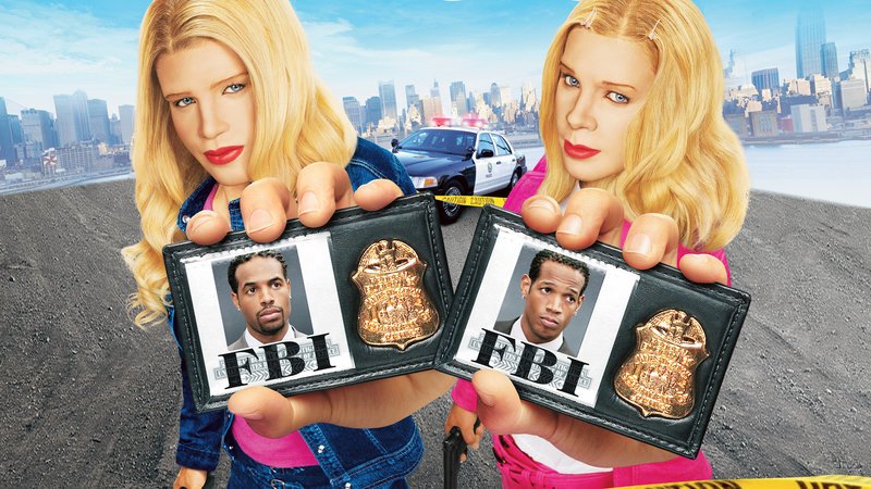Um zwei reiche Millionenerbinnen zu beschützen, geben sich die farbigen FBI-Agenten Kevin (Shawn Wayans, li.) und Marcus (Marlon Wayans, re.) als weiße Blondinen aus… – Bild: RTL Zwei