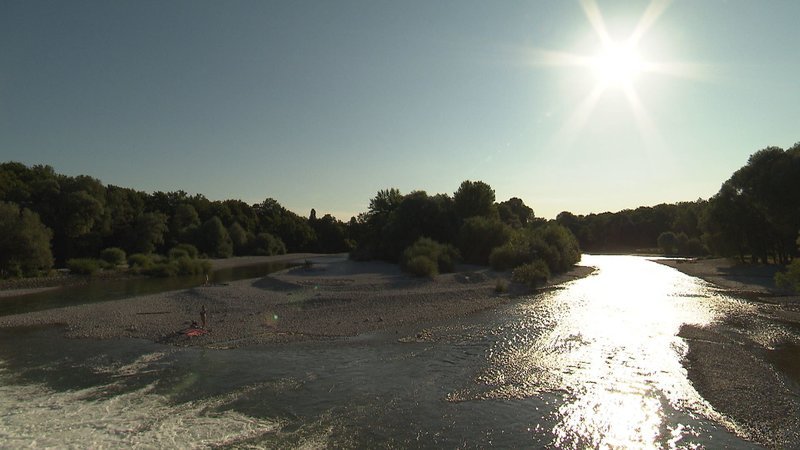 Morgenstimmung am Flaucher. – Bild: BR Morgenstimmung am Flaucher. – Bild: BR