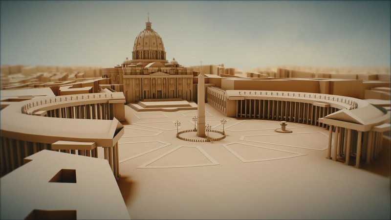 Der Bau des Petersdoms in Rom dauerte 120 Jahre. – Bild: ZDF und La Famiglia/​XD Productions.