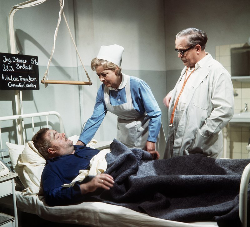 Helmut Qualtinger (li.), Fred Liewehr (re.). – Bild: ORF Helmut Qualtinger (li.), Fred Liewehr (re.). – Bild: ORF