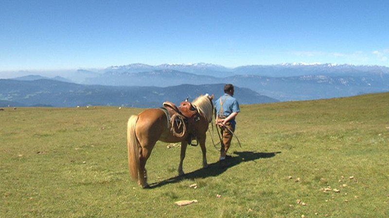 Die „große Weite“ heißt dieser Almboden am Schlern. – Bild: BR