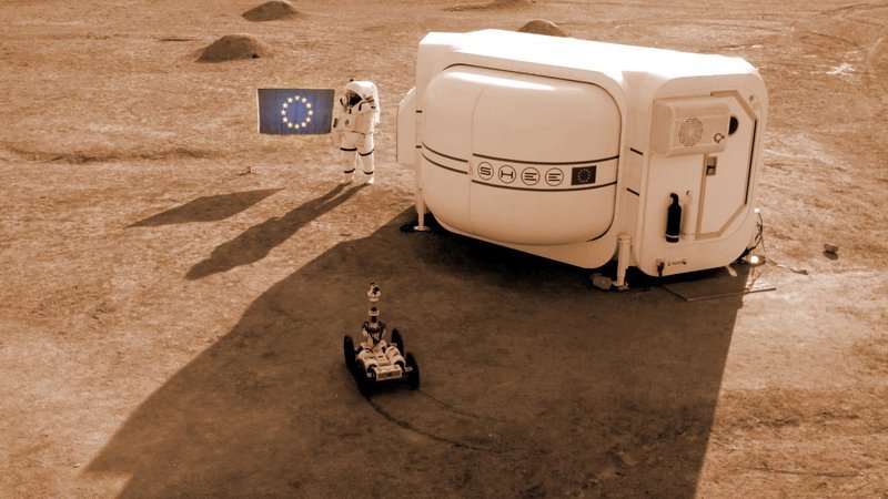 Bildunterschrift: Für unser Überleben auf dem Mars werden wir auf die Hilfe von kleinen Forschungsfahrzeugen, sogenannten Rovern, angewiesen sein. – Bild: N24 Doku