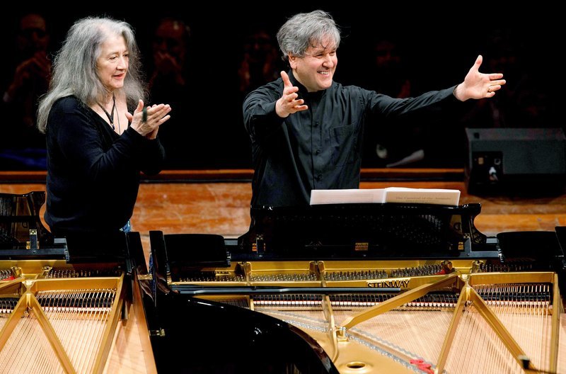 Die Pianisten Martha Argerich und Antonio Pappano – Bild: ZDF /​ © Ianniello & P. Musacchio
