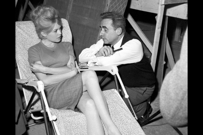 Henri-Georges Clouzot und Brigitte Bardot während der Dreharbeiten zu “Die Wahrheit“ aus dem Jahr 1960. – Bild: arte
