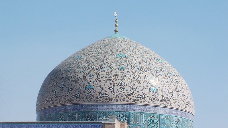 Die Blaue Moschee in Isfahan. – Bild: ZDF und ORF