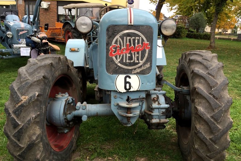 Ein Eicher ED 26 Vollallrad, Baujahr 1958. Nur 96 Stück wurden von diesem Modell gebaut. – Bild: SWR Ein Eicher ED 26 Vollallrad, Baujahr 1958. Nur 96 Stück wurden von diesem Modell gebaut. – Bild: SWR