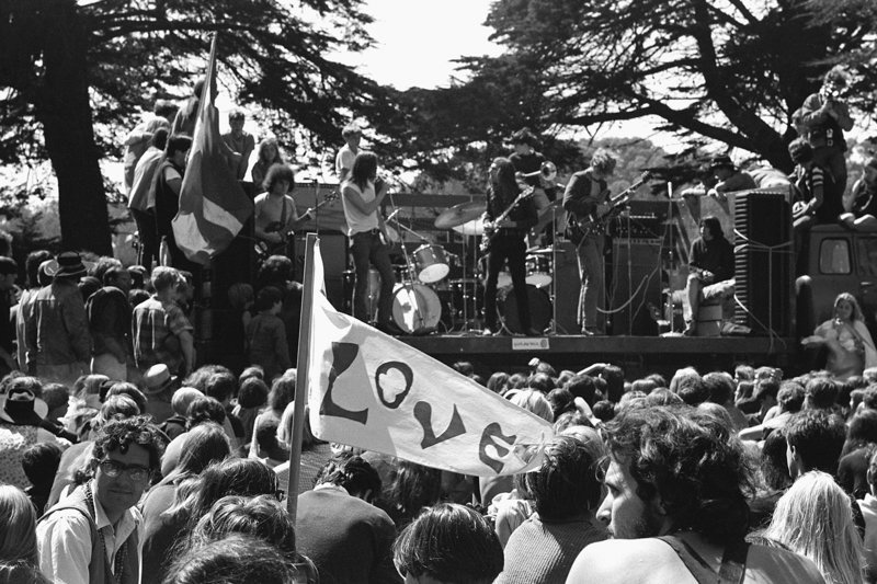 Musikkonzert im Golden Gate Park in San Francisco im Sommer 1967 – Bild: SWR 