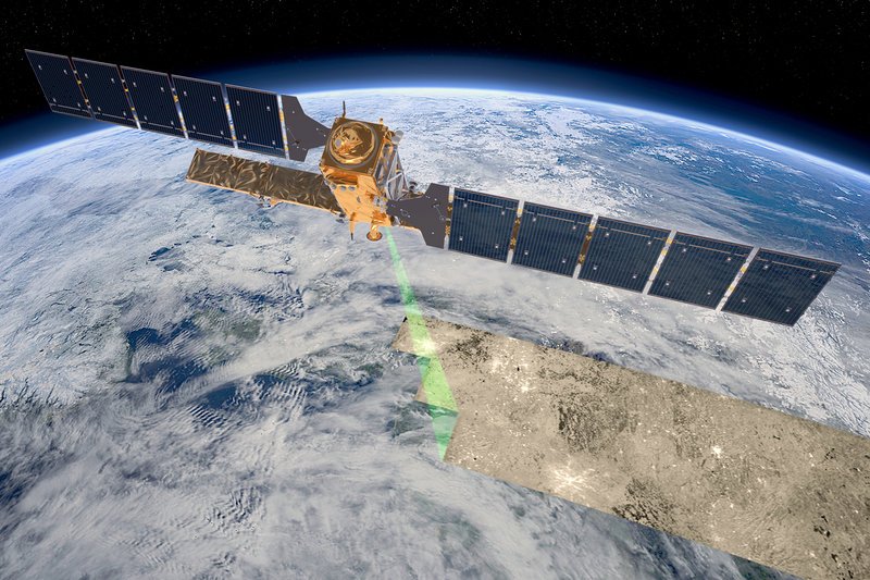 Die europäische Satellitenmission „Copernicus“ beobachtet, wie sich die Umweltbedingungen auf unserem Planeten verändern. – Bild: NDR 