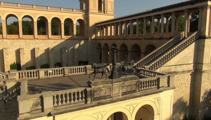 Die Havelschlösser von oben – Bild: rbb