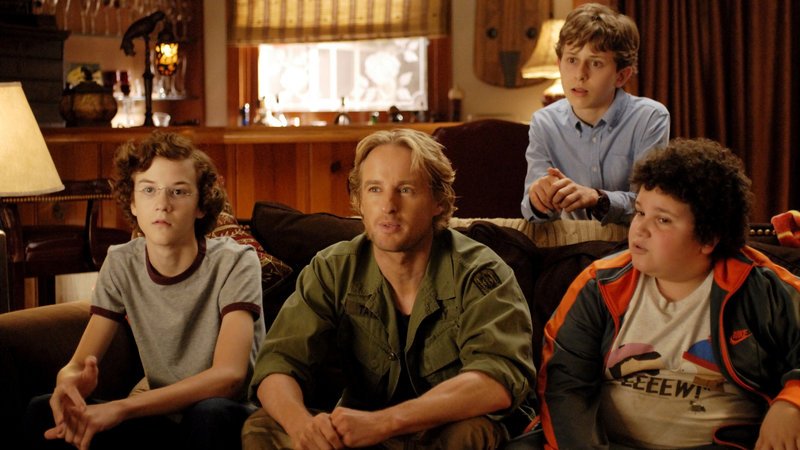 L-R: Wade (Nate Hartley), Drillbit Taylor (Owen Wilson), Emmit (David Dorfman), Ryan (Troy Gentile). – Bild: ATV II