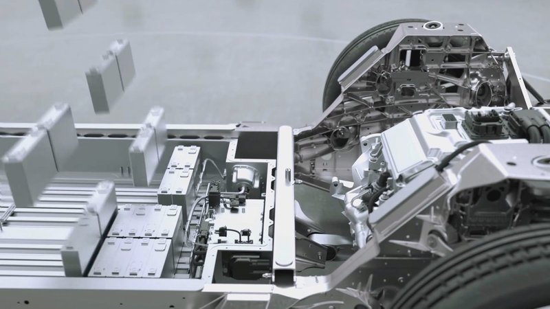 Batterie eines E-Autos von BMW. – Bild: ZDF und Kobalt Film./​Kobalt Film