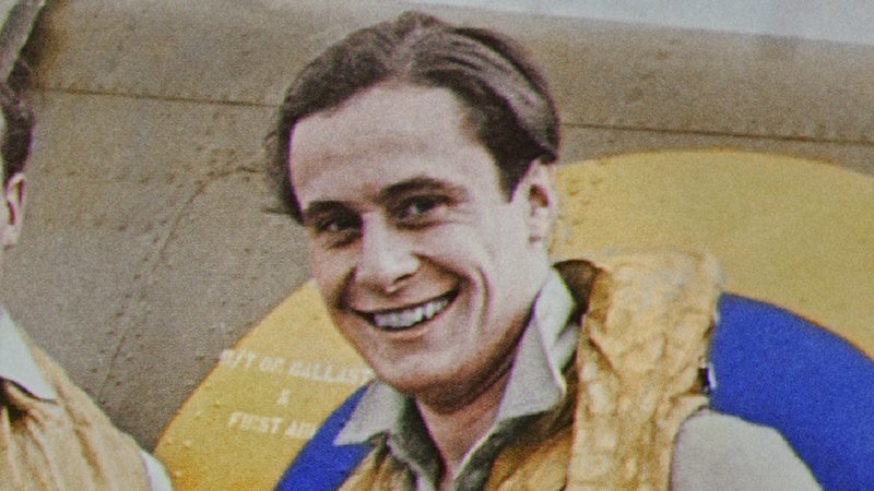 Geoffrey Wellum, jüngster Spitfire-Pilot in der Luftschlacht um England. – Bild: ORF