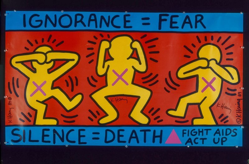 Keith Haring kämpfte mit seinen Bildern auch gegen die Aidskrise der 80er. – Bild: ZDF /​ © Keith Haring Foundation