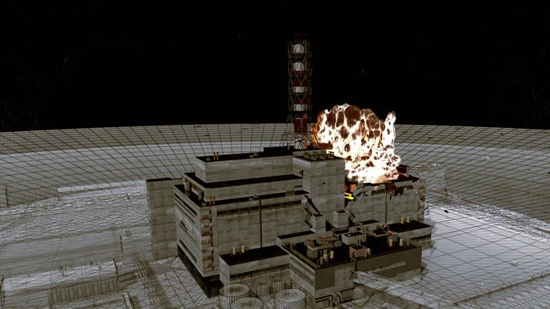 Während einer Versuchsreihe im Block 4 gerät der Reaktor außer Kontrolle. In der N24-Dokumentation wird der Unfall mithilfe von Reenactment-Szenen nachgestellt. Darüber hinaus erklären Nuklear-Experten die technischen Hintergründe, die zur Katastrophe führten. – Bild: N24 Doku