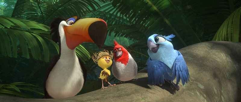 Sind absolut begeistert von der verlassenen Natur in den Regenwäldern des Amazonas: Rafael (l.), Nico (2.v.l.), Pedro (2.v.r.) und Carla (r.) ... – Bild: 2014 Twentieth Century Fox Film Corporation. All rights reserved. Lizenzbild frei Sind absolut begeistert von der verlassenen Natur in den Regenwäldern des Amazonas: Rafael (l.), Nico (2.v.l.), Pedro (2.v.r.) und Carla (r.) ... – Bild: 2014 Twentieth Century Fox Film Corporation. All rights reserved. Lizenzbild frei
