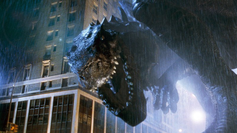 Die Riesen-Echse Godzilla legt halb New York City in Schutt und Asche – Bild: RTL Zwei