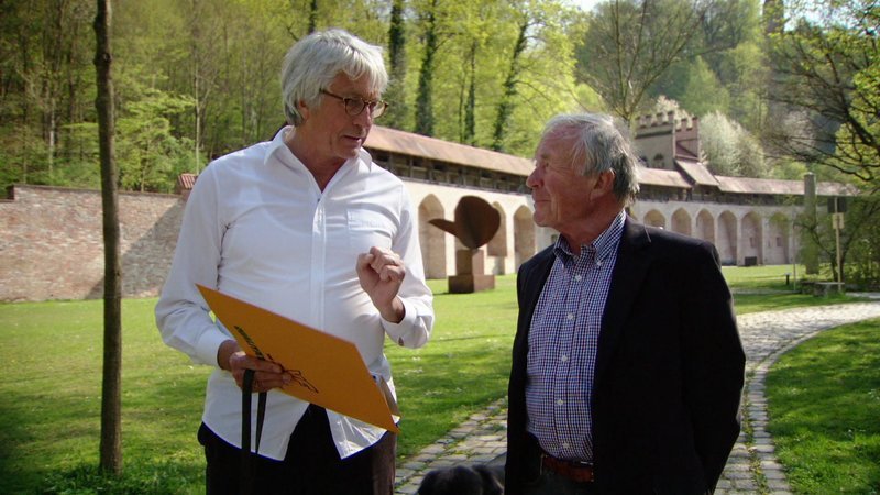 Architekt und Landschaftsplaner Helmut Wartner (links) im Gespräch mit Dieter Wieland. – Bild: BR Architekt und Landschaftsplaner Helmut Wartner (links) im Gespräch mit Dieter Wieland. – Bild: BR