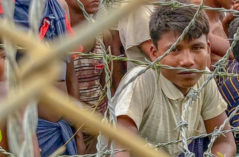 700.000 Rohingya mussten ihre Heimat Myanmar verlassen und flüchteten ins benachbarte Bangladesch ins Exil. – Bild: arte