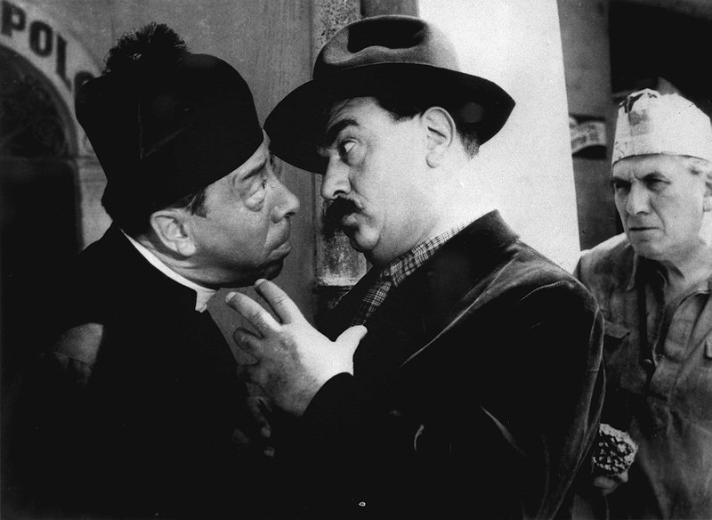 Fernandel (Don Camillo), Gino Cervi (Peppone). – Bild: ORF