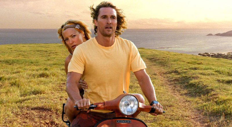 Benjamin (Matthew McConaughey, l.) und Tess (Kate Hudson, r.) begeben sich auf die Suche nach einem mysteriösen Schatz, doch die Suche verläuft nicht ohne Probleme … – Bild: Puls 4