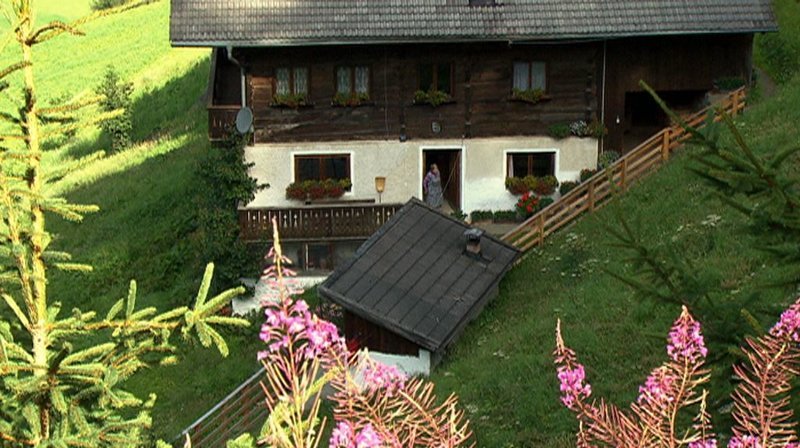 Um den kleinen Hof im Tauferertal am Leben zu erhalten, helfen in der Familie alle mit. Auch die freiwilligen Helfer haben daran ihren Teil. – Bild: BR